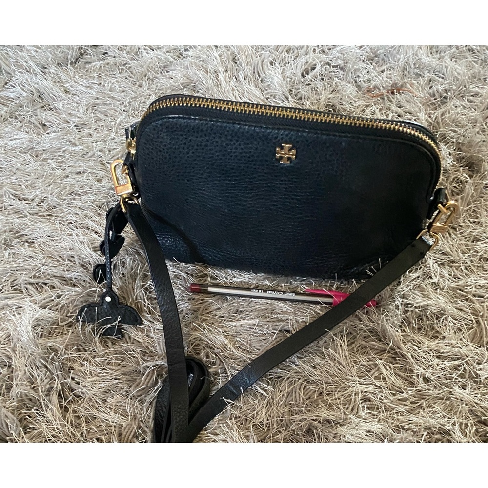 Black Tory Burch Leather Crossbody Bag - Picture 6 of 6